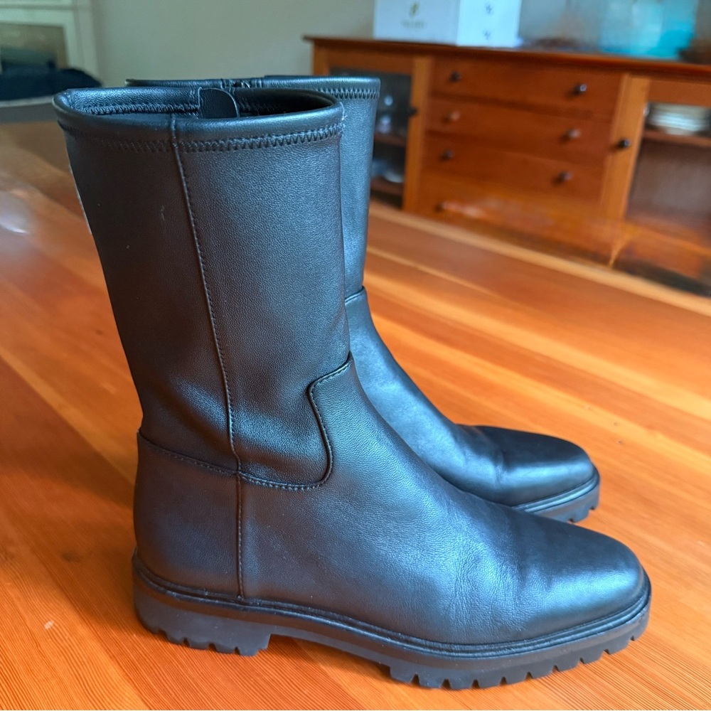 Loeffler Randall Danny Leather Lug Boot